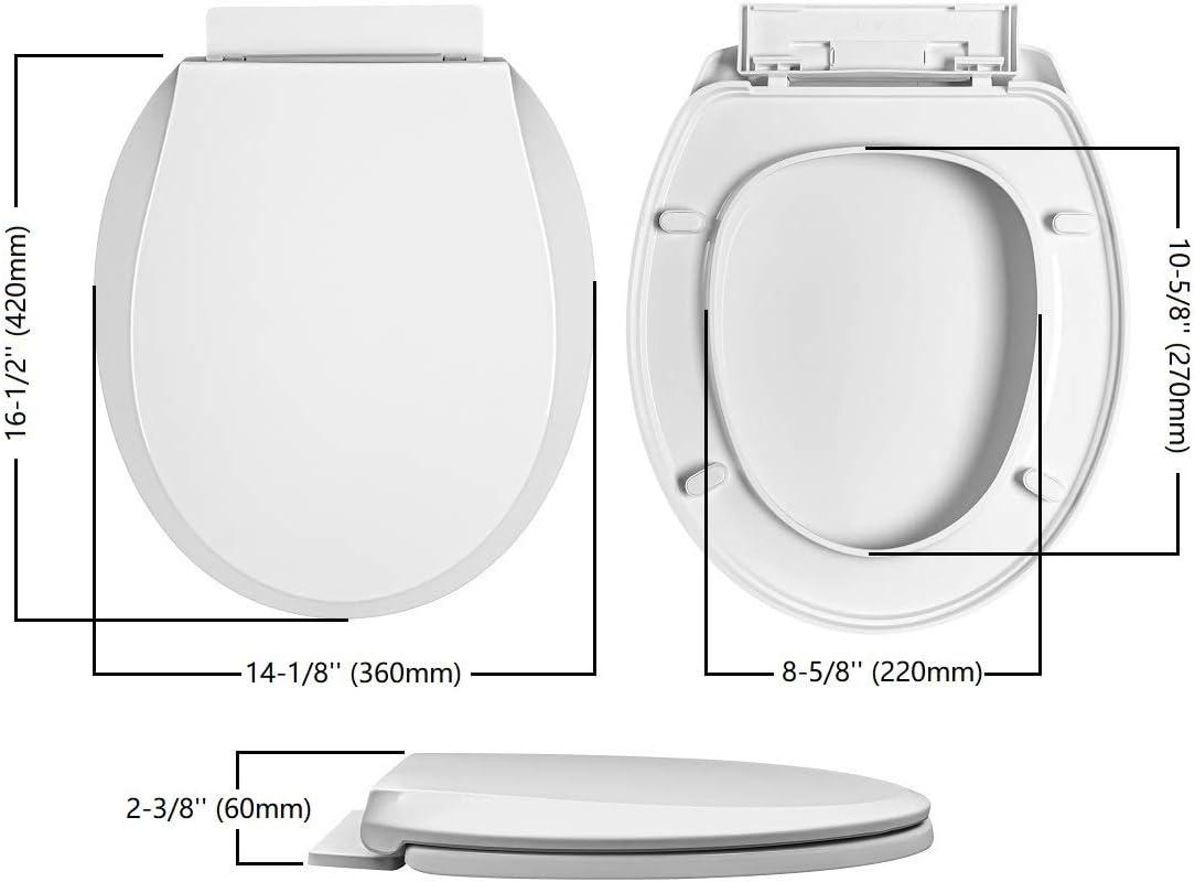 Winfield products Round Toilet Seat and Lid TSR379SL