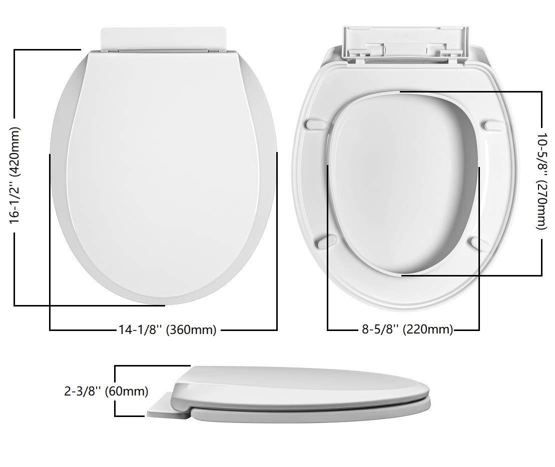 Winfield products Round Toilet Seat and Lid TSR379SL