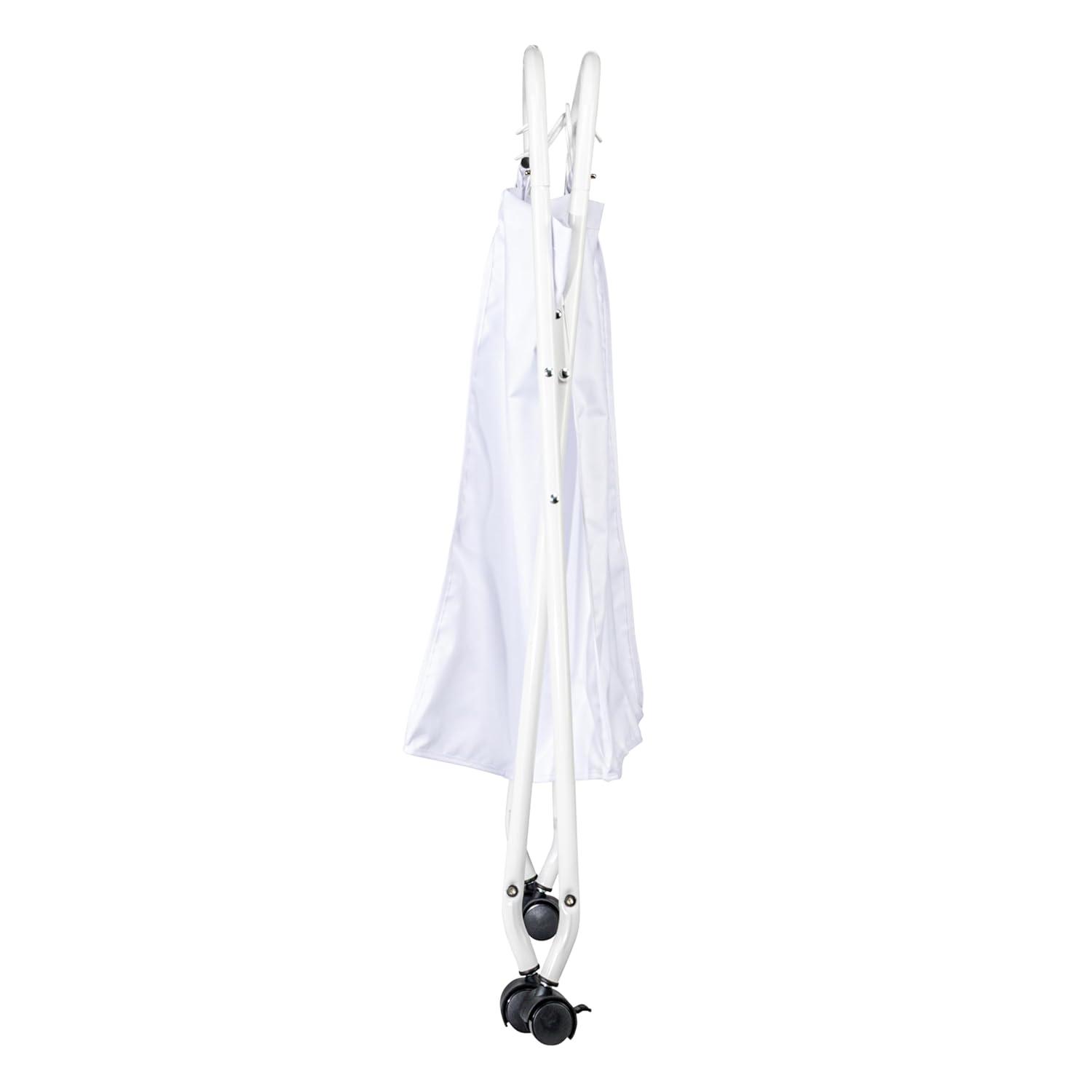 Household Essentials Rolling Laundry Hamper with Handles