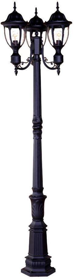 Acclaim Lighting Post Mount Light,Matte Black,1-Light 5067BK