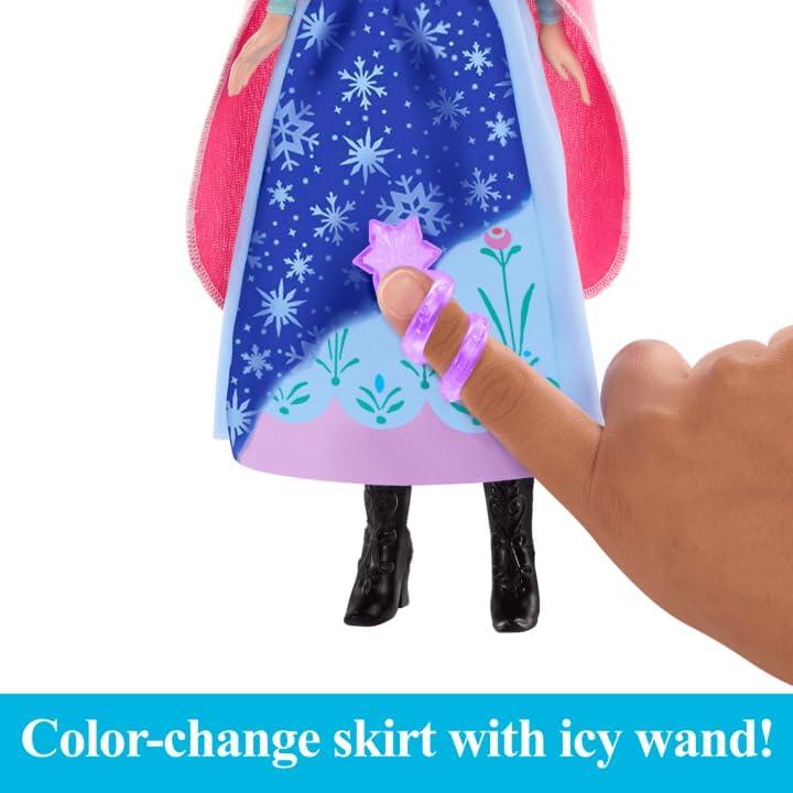 Disney Frozen Magical Skirt Anna Fashion Doll with Color-Change Skirt, Inspired by Disney Movie