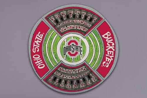 Ohio State Football Stadium Melamine Platter