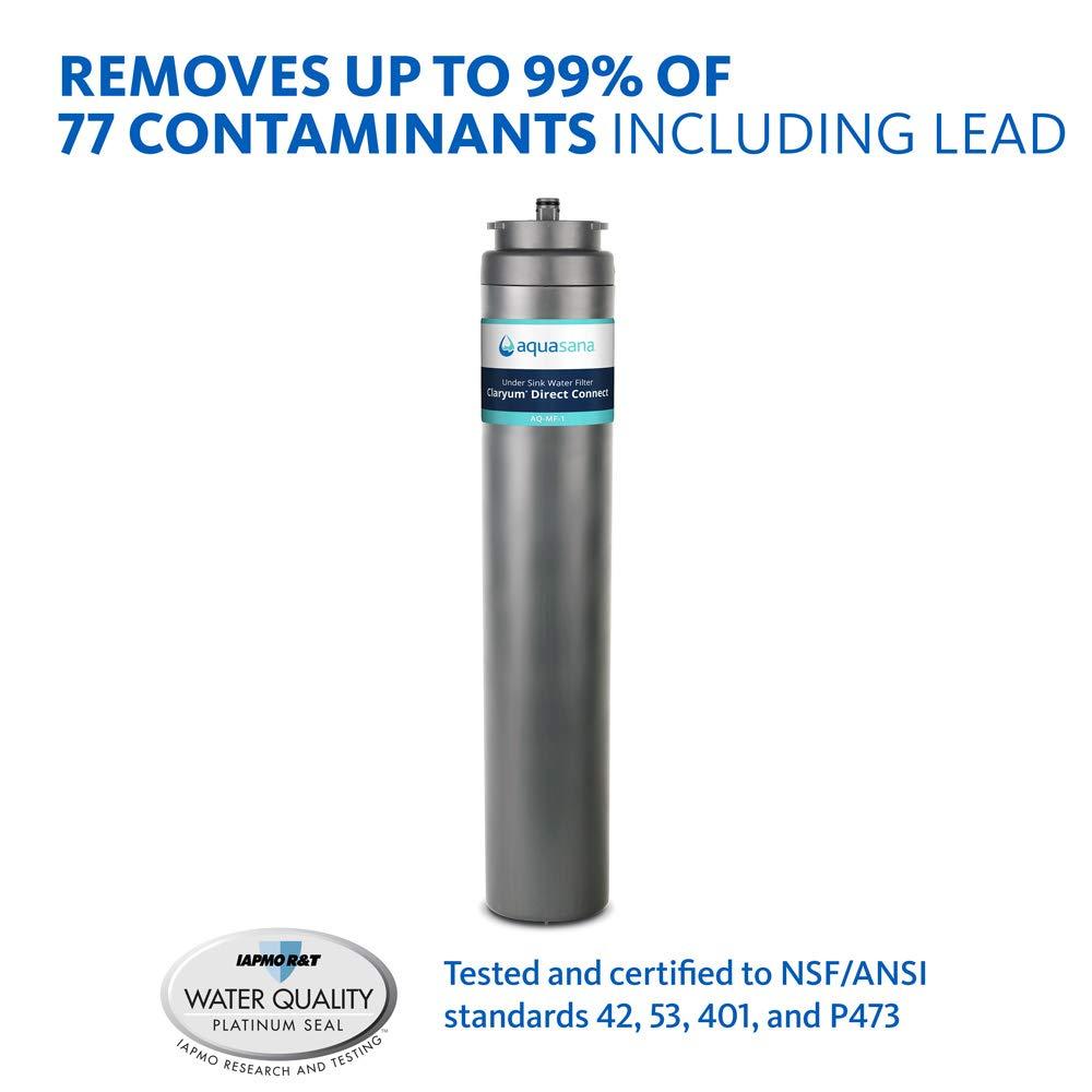 Aquasana Under Sink Water Filter System - Claryum Direct Connect - AQ-MF-1