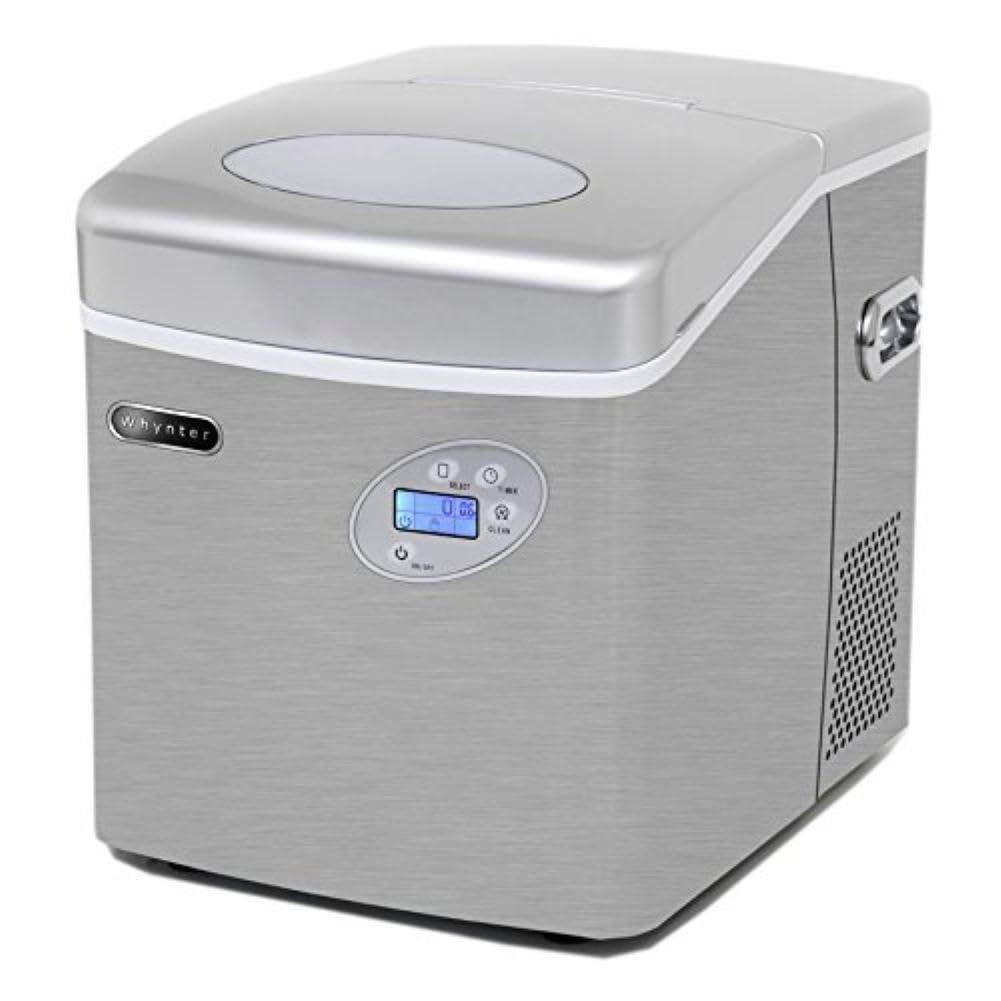 Whynter Stainless Steel Portable Countertop Ice Maker with LED Display