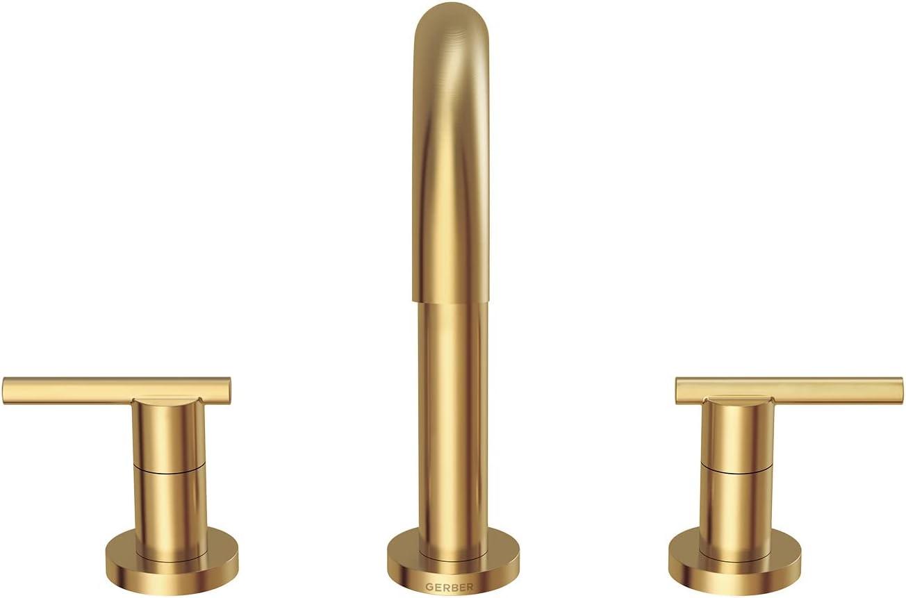 Parma Elegance Brushed Bronze Deck Mounted Faucet with Ceramic Handles