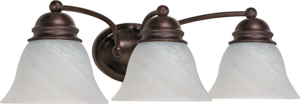 Old Bronze 21" Direct Wired Electric Vanity Light