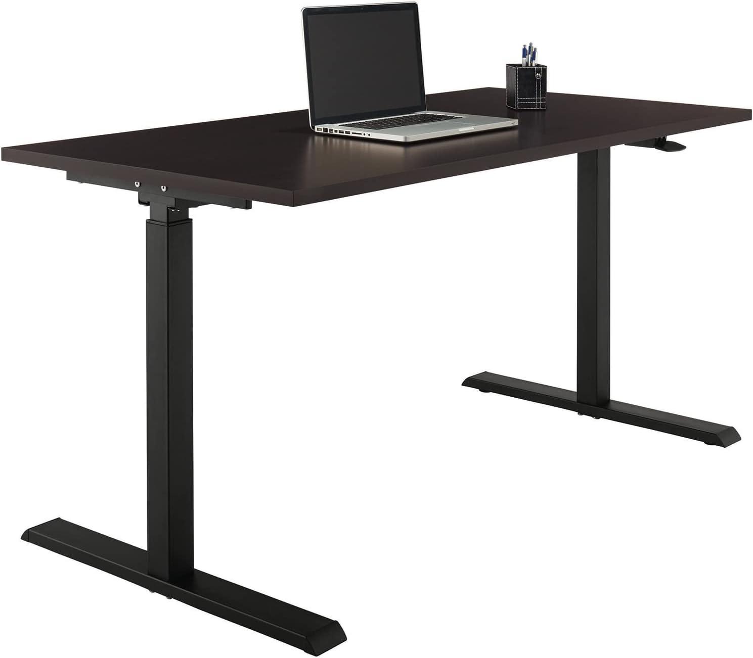 Magellan Espresso 60" Wood Pneumatic Adjustable Standing Desk