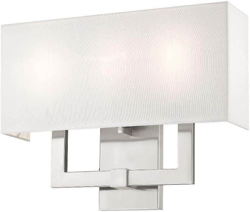 Livex Lighting Hollborn 3 - Light Wall Light in  Brushed Nickel