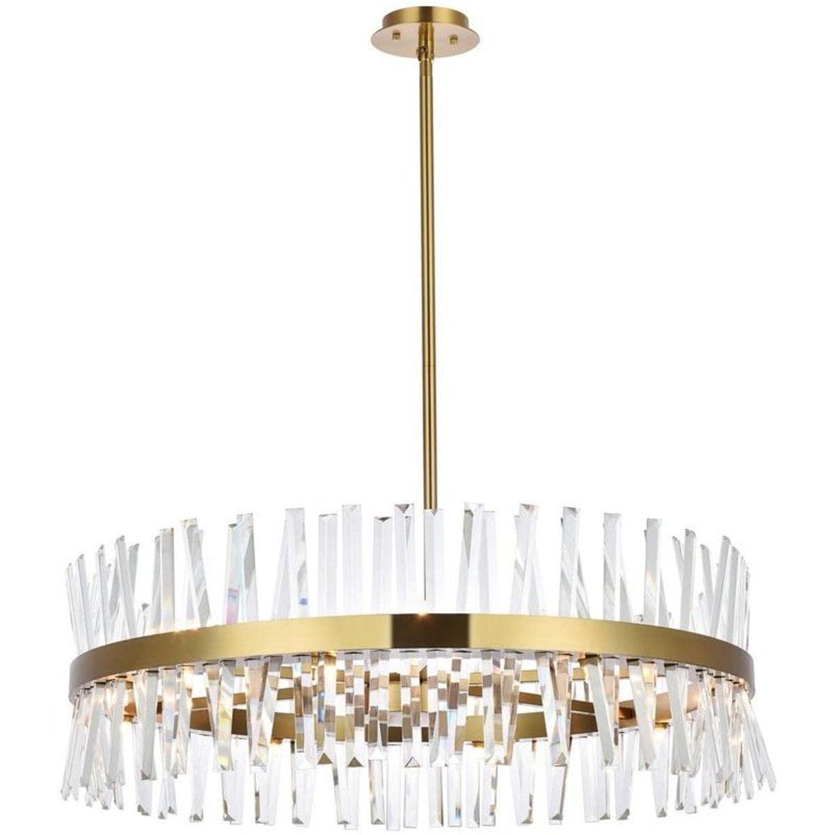 Elegant Lighting Serephina 16 - Light Chandelier in  Satin Gold