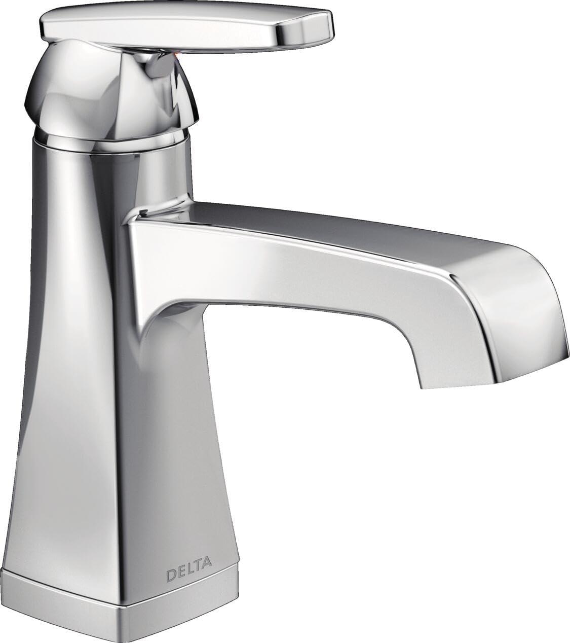 Ashlyn Single Hole Bathroom Faucet with Drain Assembly, Single Handle Bathroom Sink Faucet