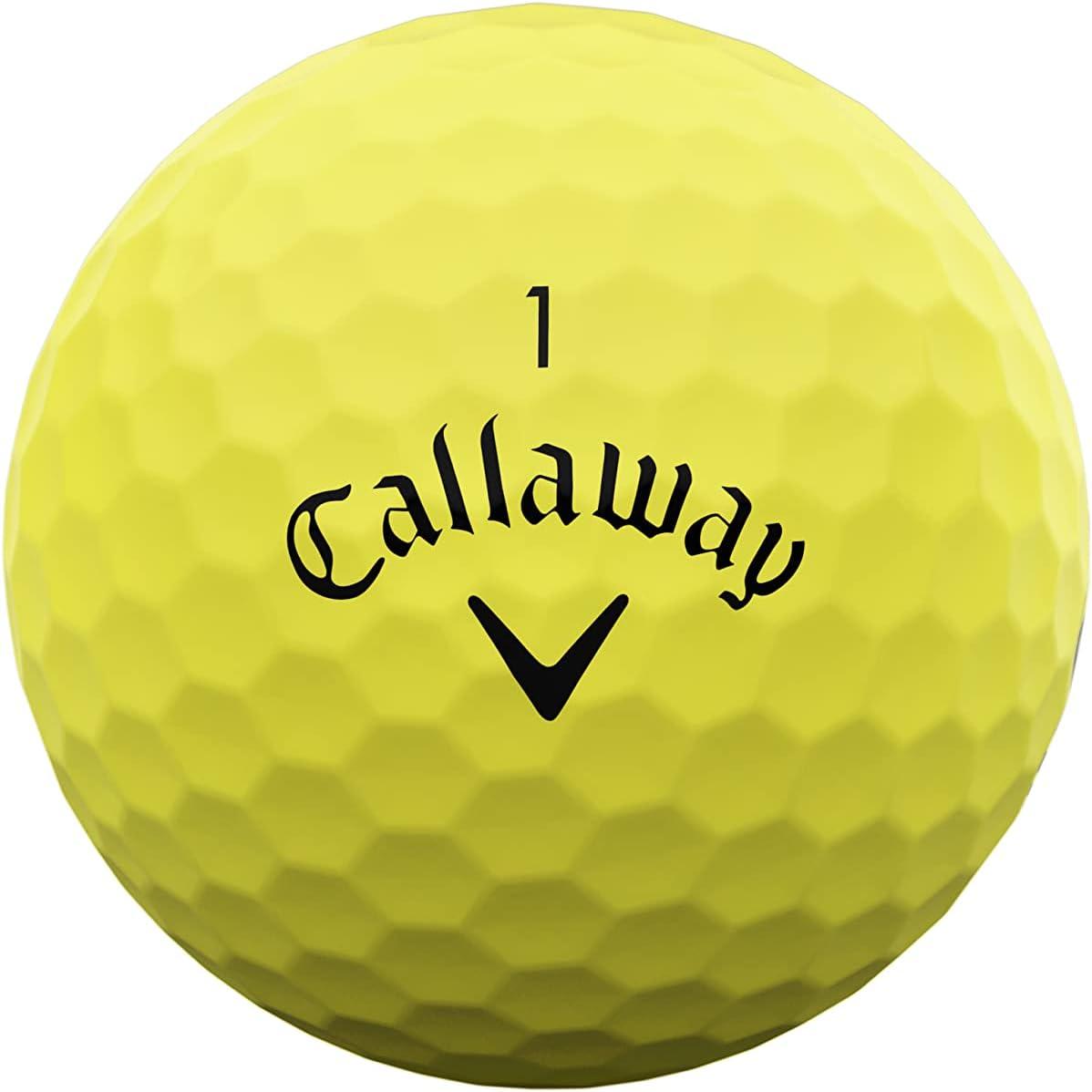 Callaway Supersoft Golf Balls 12pk - Yellow: Rubber Core, Ionomer Shell