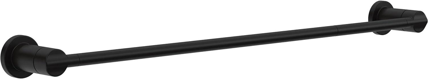 Nicoli Matte Black Extendable Wall Mounted Towel Bar