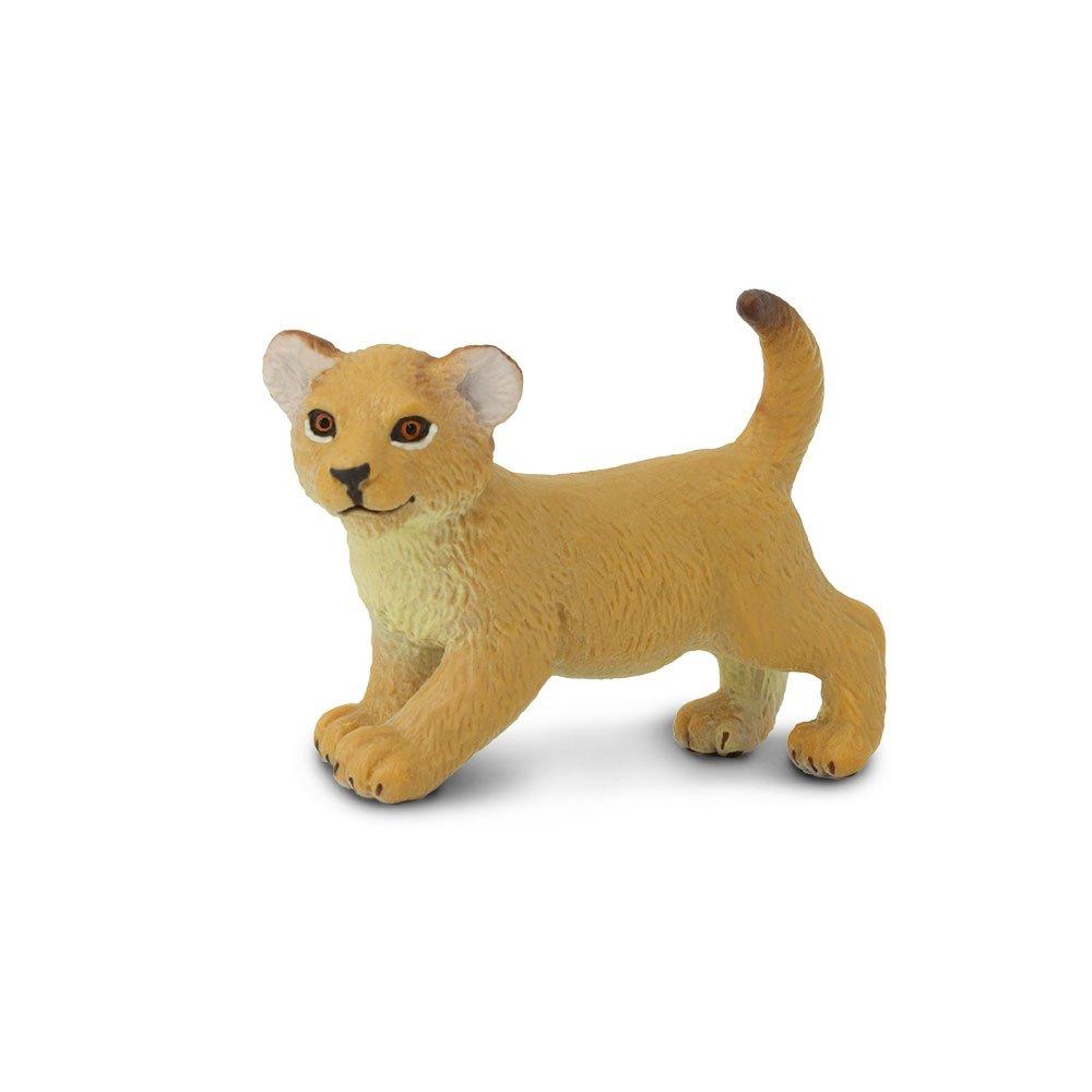 Safari Ltd. Lion Cub Figurine - Lifelike 2.35" Wildlife Figure - Educational Toy for Boys, Girls, and Kids Ages 3+