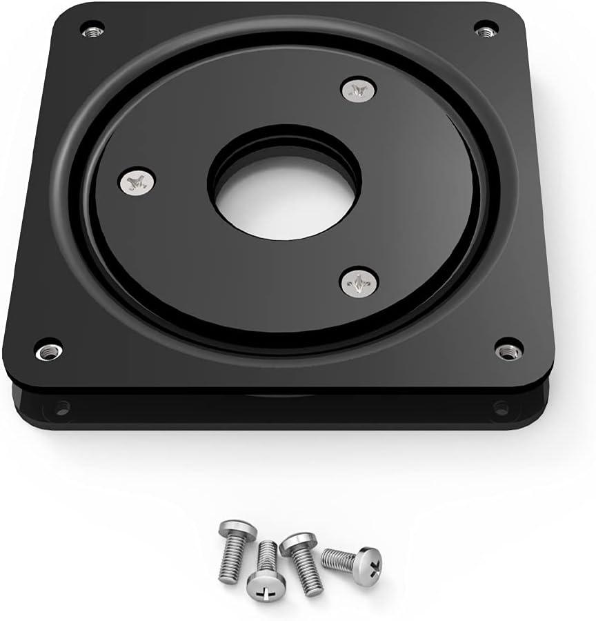 Black Steel VESA Swivel Plate Wall Mount