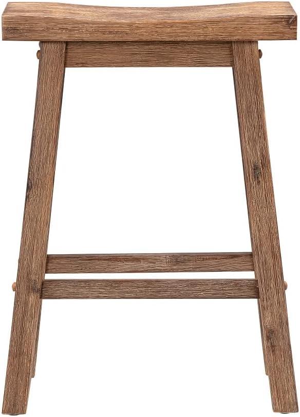 24" Sonoma Saddle Counter Height Barstool - Boraam