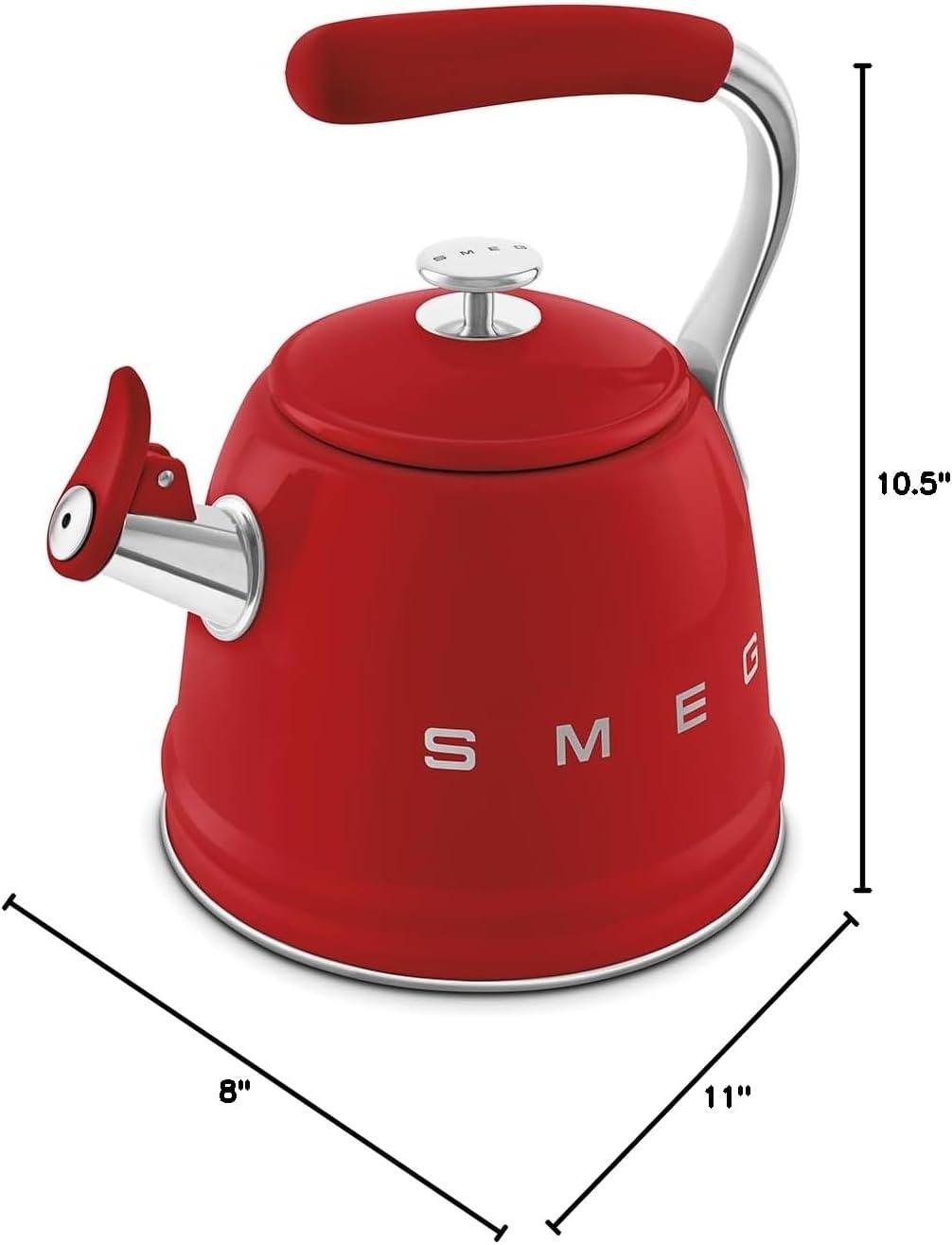 SMEG 50"s Retro Style Whistling Stovetop Kettle