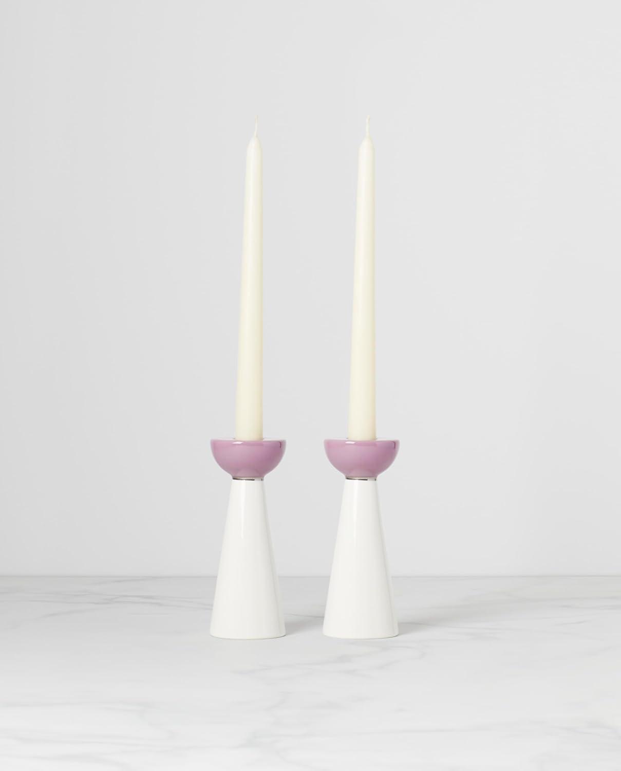 kate spade new york Oak Street 2-Piece Candlestick Holders Set, Passover