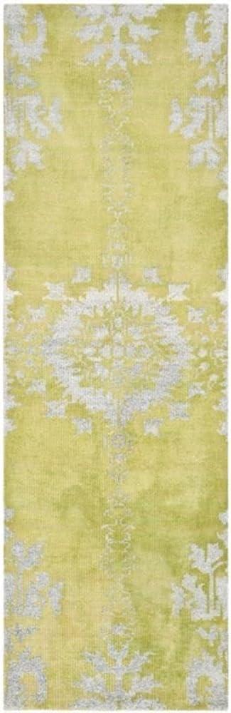 SAFAVIEH Stone Wash STW235A Hand-knotted Chartreuse Rug