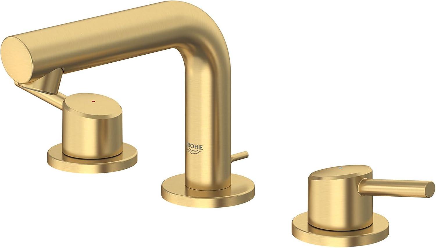 Concetto™ Mid-Arc Widespread Bathroom Faucet with Drain Assembly