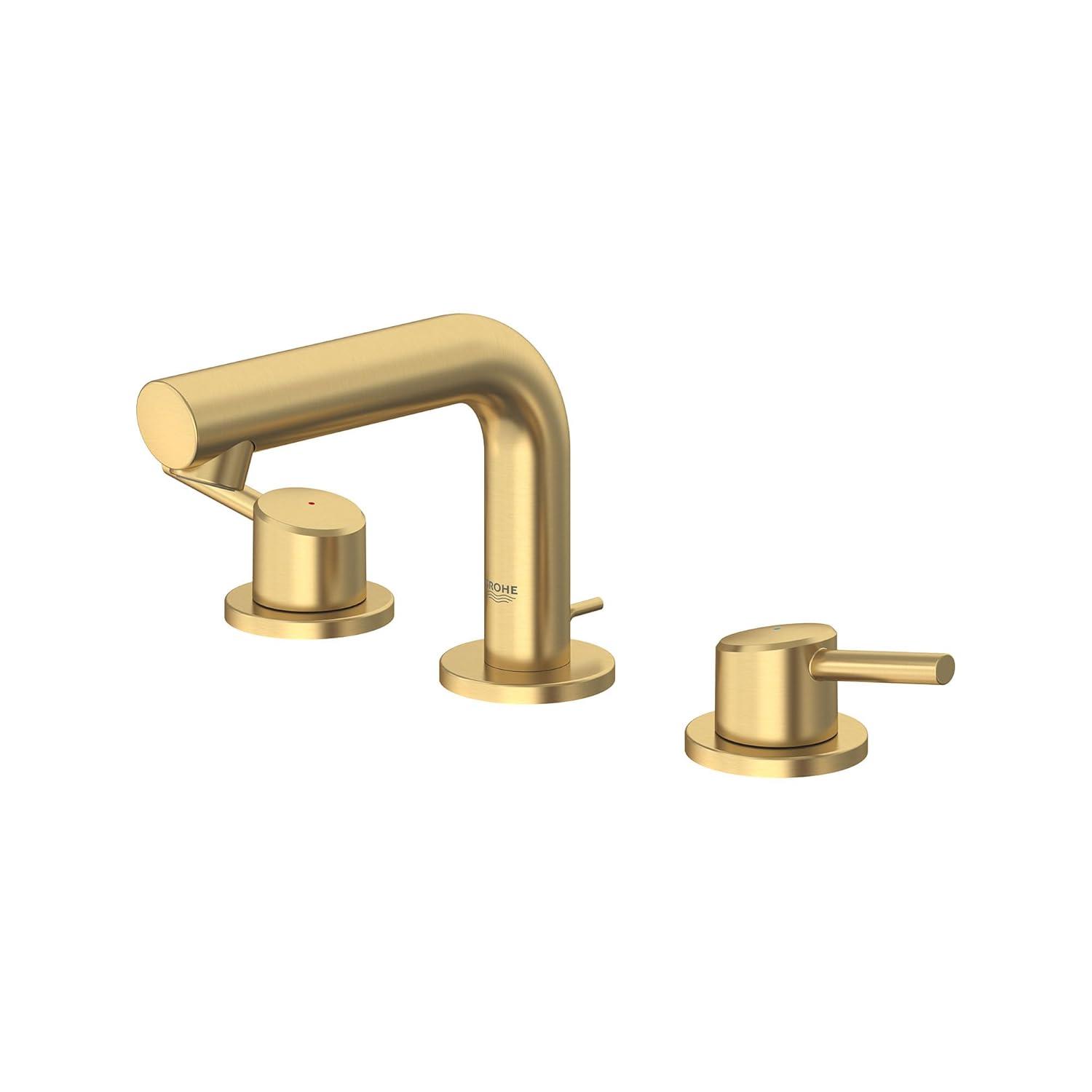 Concetto™ Mid-Arc Widespread Bathroom Faucet with Drain Assembly