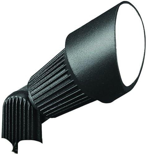 Modern 3'' Black Halogen Floor Spotlight with Clear Glass