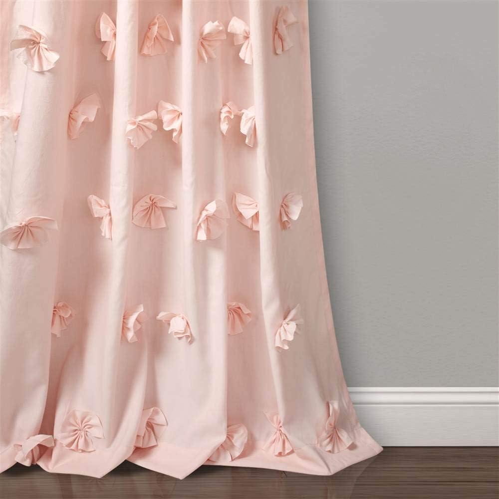 Riley Polyester Semi Sheer Curtain Panel