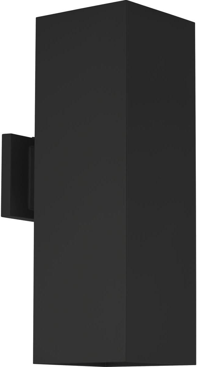 Progress Lighting, Verona, 2-Light Outdoor Wall Light, Antique Bronze, Material: Porcelain, Finish Color: Black