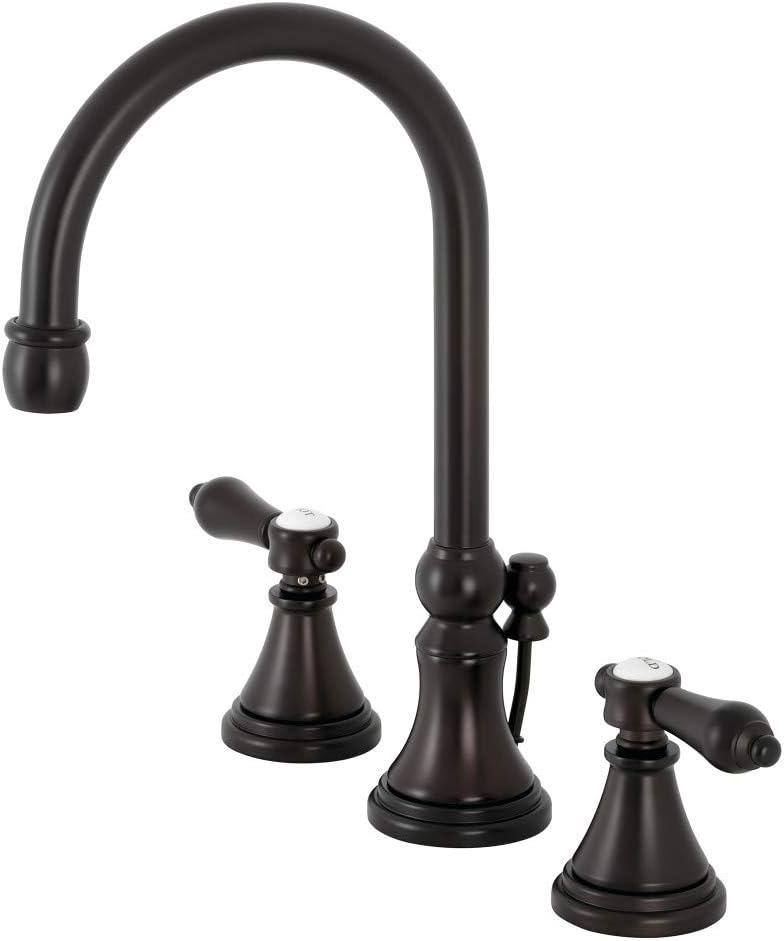 Heirloom Oil Rubbed Bronze Widespread Bathroom Faucet