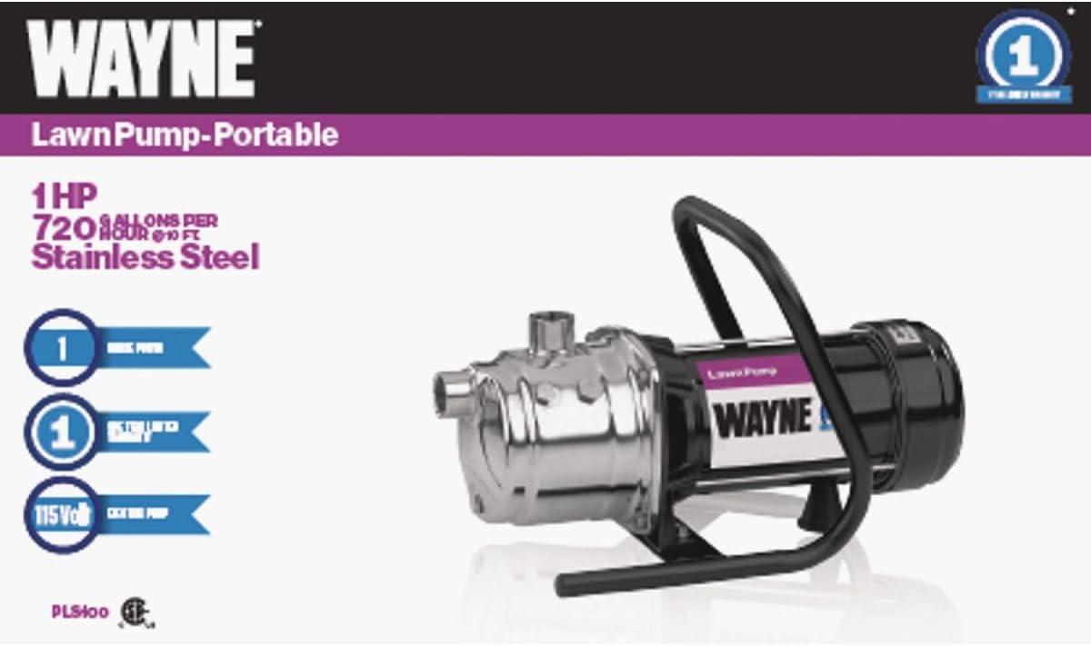 PLS100 - 1 HP Portable Stainless Steel Lawn Pump