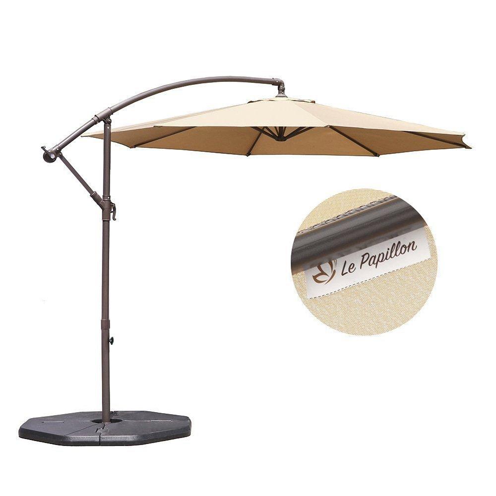 10ft Nude Steel Octagon Cantilever Side Post Umbrella