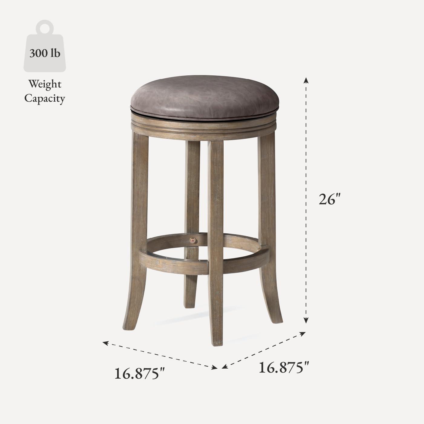 Maven Lane Maven Lane Eva Stool with Fabric Upholstery
