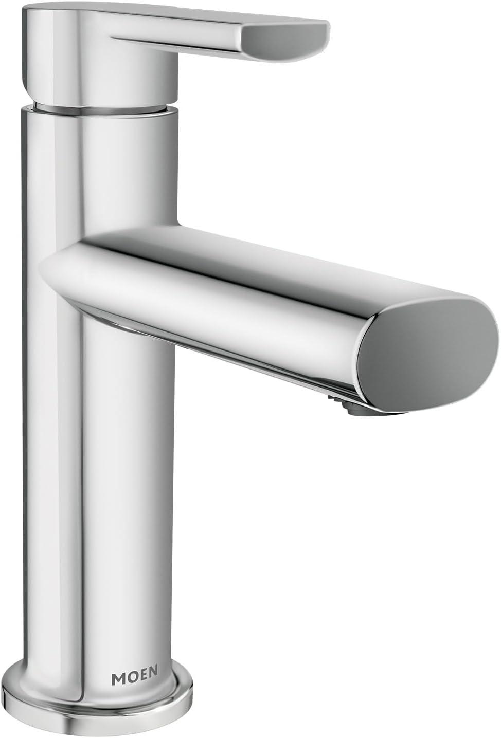 Moen Moen Meena Single Hole Bathroom Faucet with Drain Assembly 84794