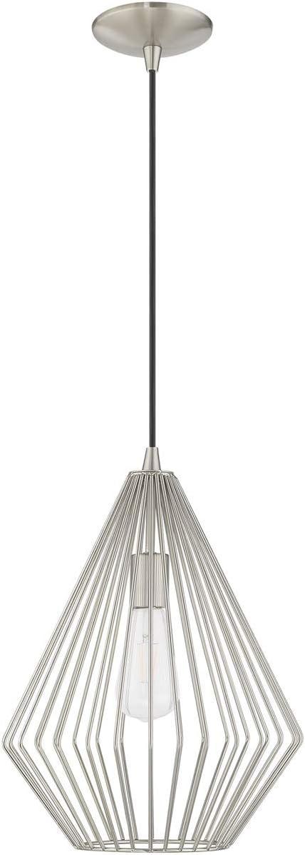 Livex Lighting Linz 1 - Light Pendant in  Brushed Nickel