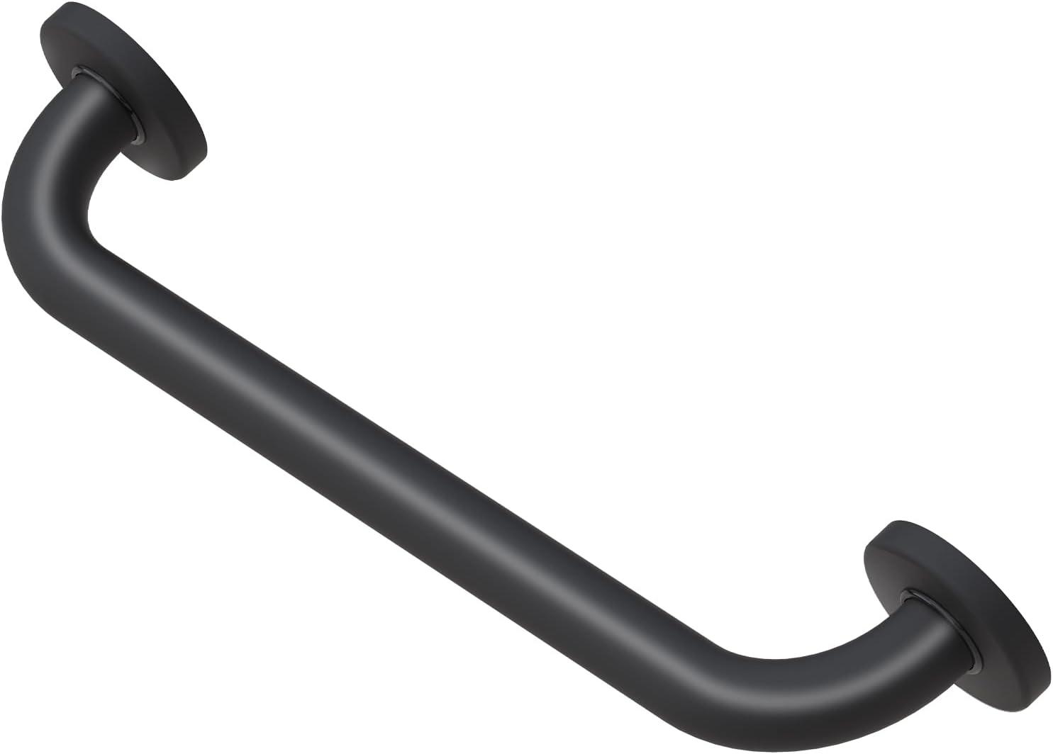 18” Shower Handle Smooth Grip | 304 Stainless Steel Bathroom Grab Bars For Seniors | Handicap Grab Bars Oil Rubbed Bronze | ADA Shower Bars Safety For Elderly | Grab Bars For Bathtubs And Showers