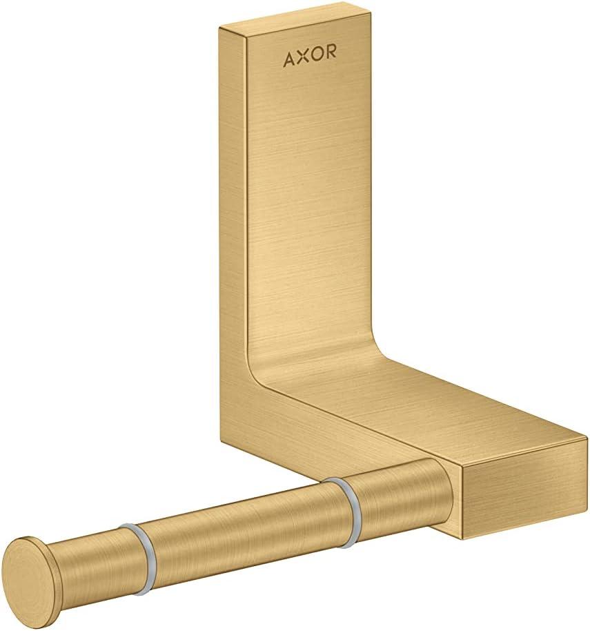 Axor Brushed Gold Optic Rectangular Toilet Paper Holder