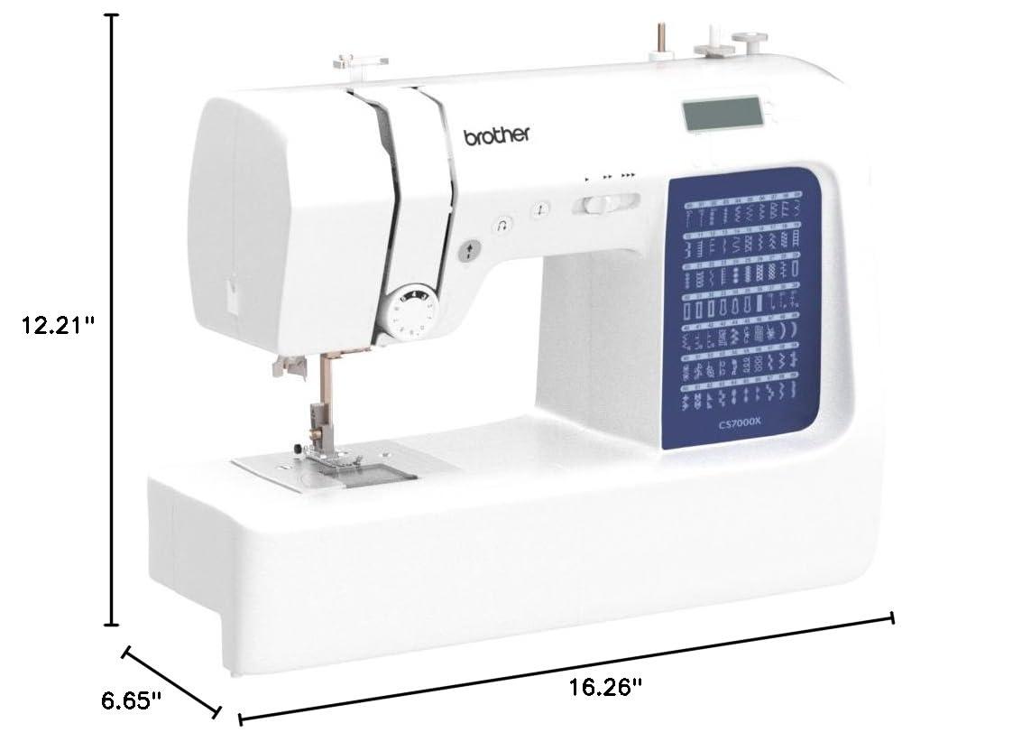 Brother CS7000X 70-Stitch Computerized Sewing and Quilting Machine with Wide Table