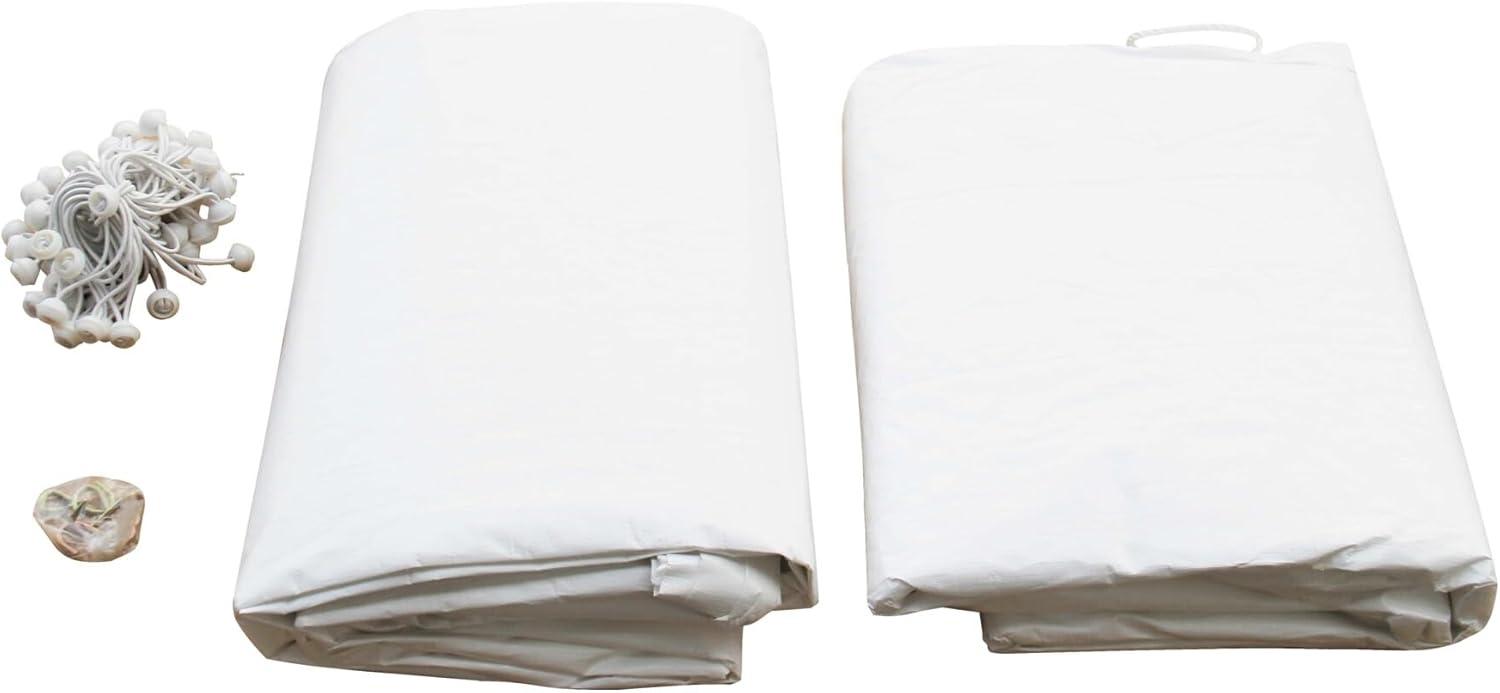 Ironton 10ft. x 20ft. Outdoor Canopy Tent Enclosure Kit, White, Model# QP-11P