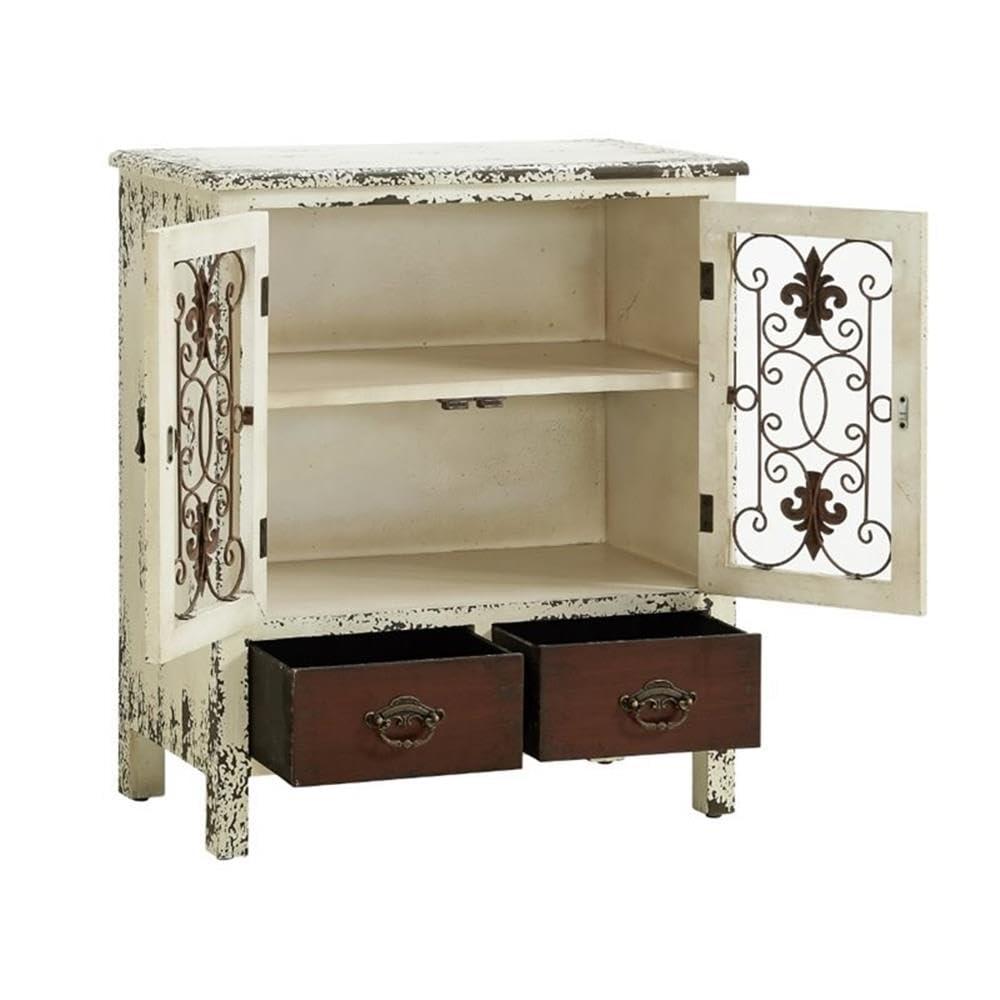 Powell Parcel 2 Door 2 Drawer Console-Item Package Quantity:1,Quantity:1
