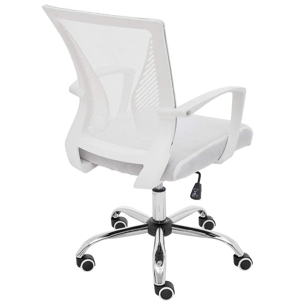 Modern Home Zuna Mid-Back Office Chair - White/White