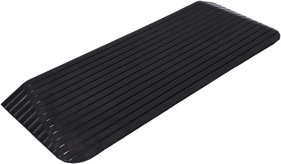 Heavy Duty Black Rubber Non-Slip Wheelchair Ramp