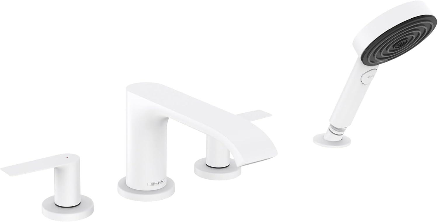 Hansgrohe Vivenis 4-Hole Roman Tub Set Trim with 1.75 GPM Handshower
