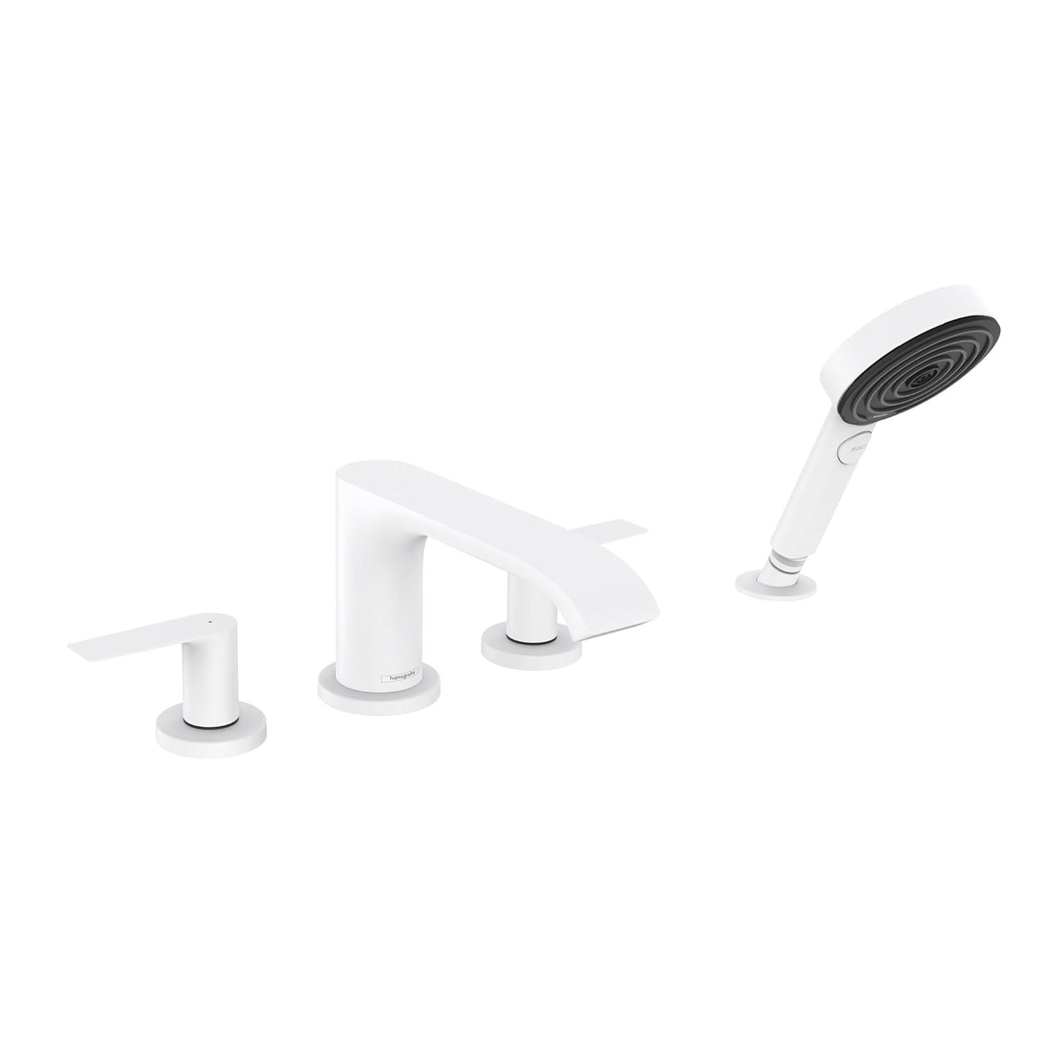 Hansgrohe Vivenis 4-Hole Roman Tub Set Trim with 1.75 GPM Handshower