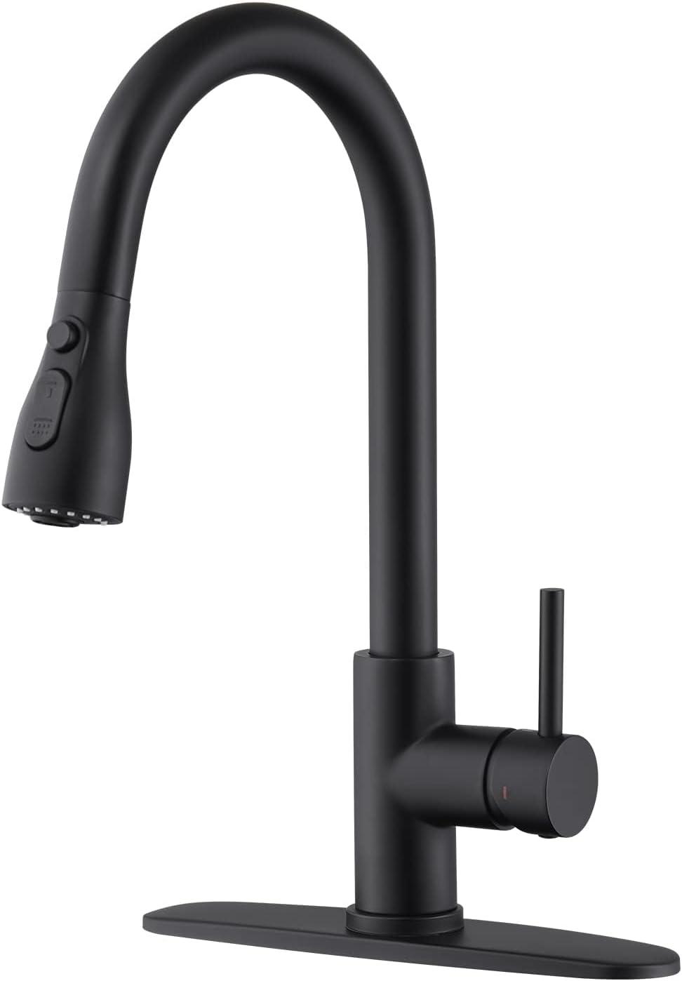 Babevy Pull Down Kitchen Faucet