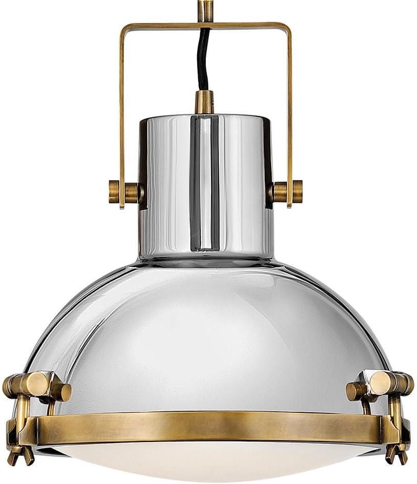 Nautique Single Light Coastal Pendant w/ Etched Opal Glass