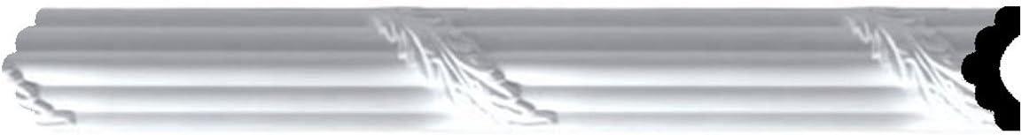 Primed White Decorative Urethane Crown Moulding 94.5"