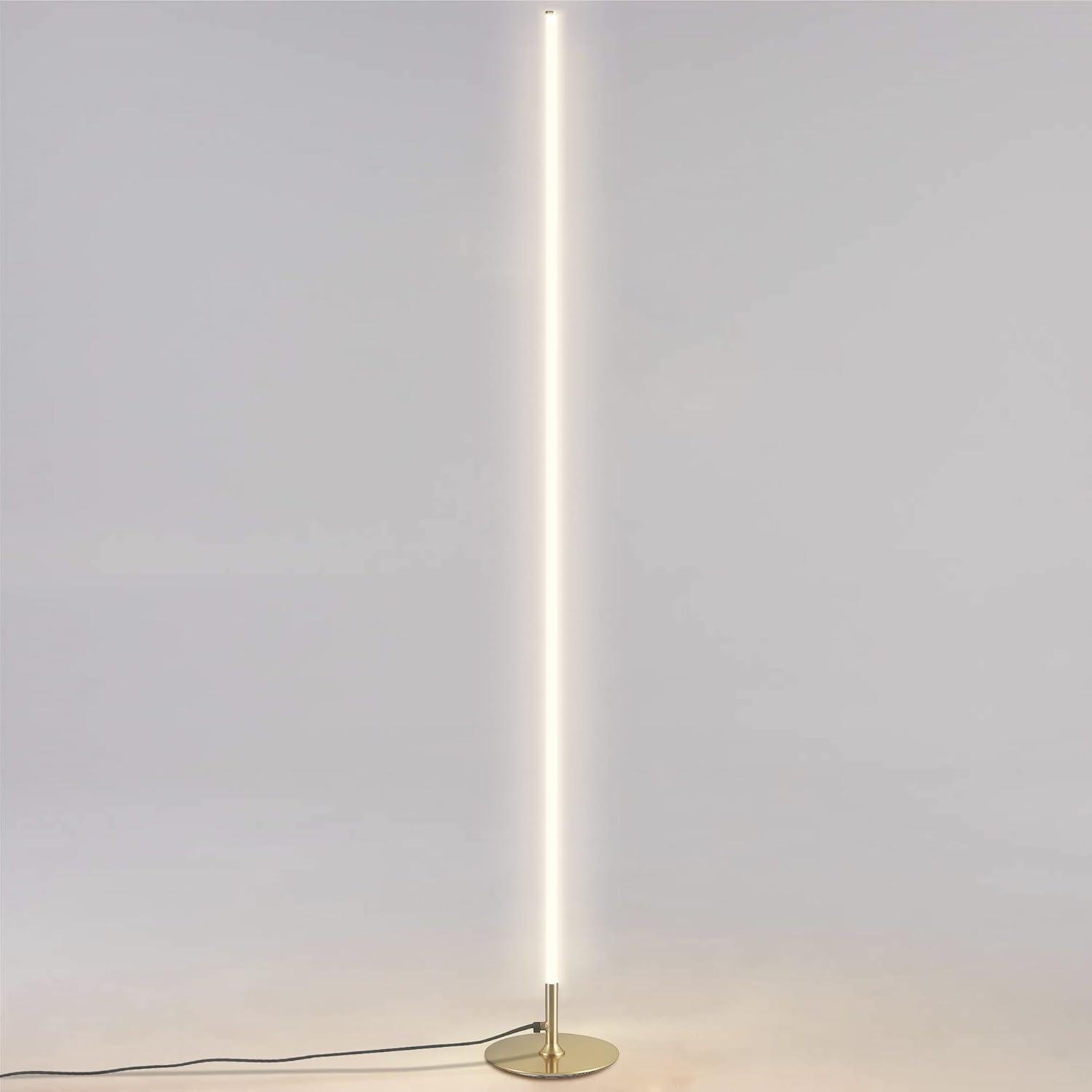 Iris 59.5" LED Integrated Floor Lamp, Gold