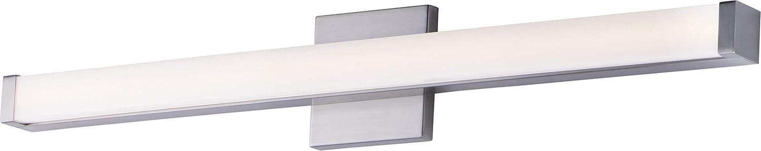 -Led Bath Vanity Light-Minimalistic Contemporary Style-Satin Nickel Finish-30 Inch Size Maxim Lighting 52004Sn