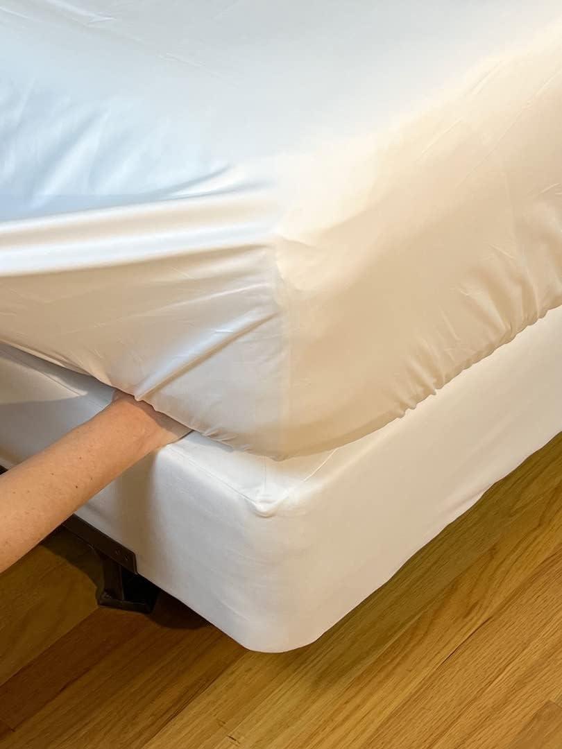Effortless Bedding Egyptian Cotton Sateen Fitted Sheet