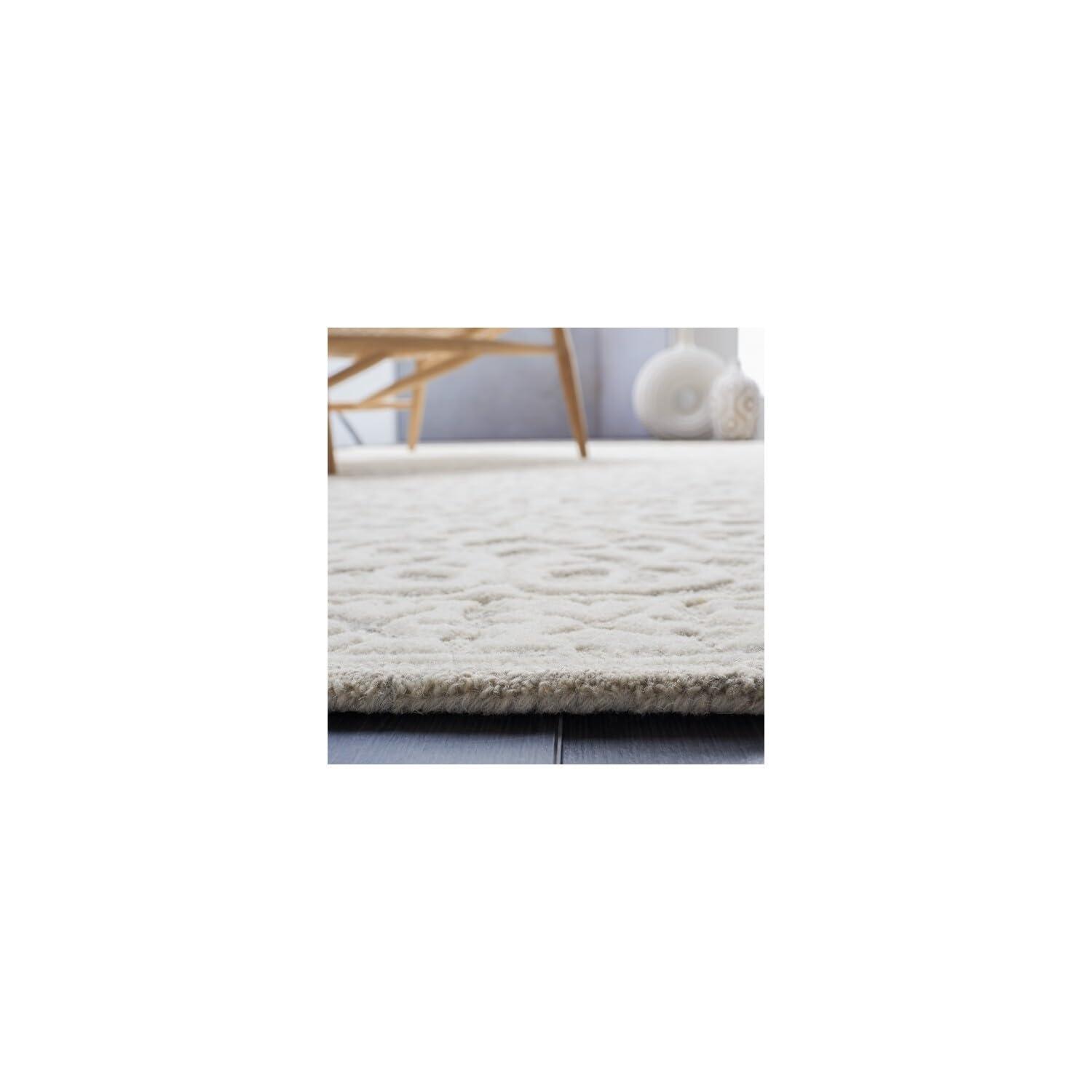 Metro MET857 Hand Tufted Indoor Area Rug - Grey/Ivory - 8'x10' - Safavieh