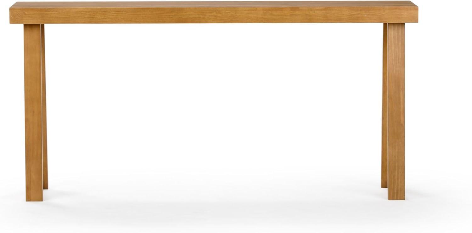 Plank+Beam 66" Classic Console Table, Solid Wood Entryway Table, Foyer Tables, Narrow Console Tables